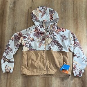Columbia Women's Spire Valley Omni-SHIELD™ Printed Windbreaker Jacket NWT Size L